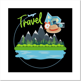 Travel more Wanderlust love Explore the world travel lover summer vacation Posters and Art